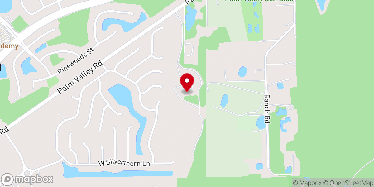 Map showing location of St Francis In-The-Field Church