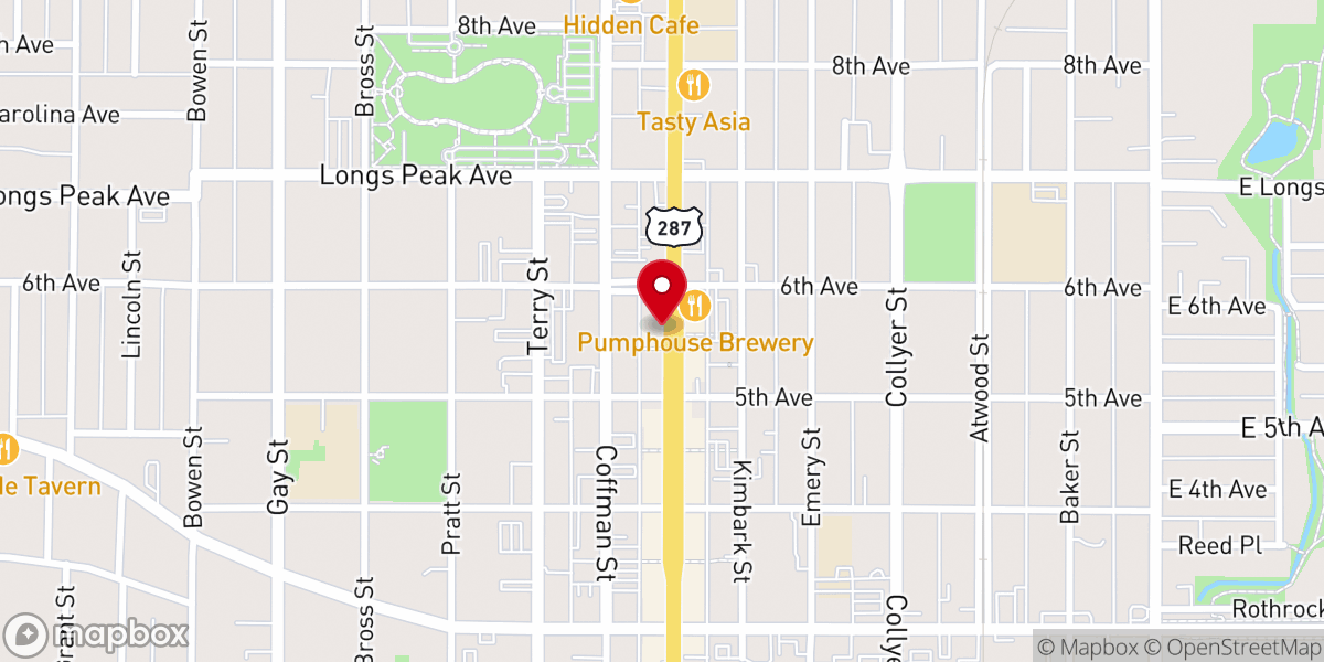 Map showing location of Christ Church International