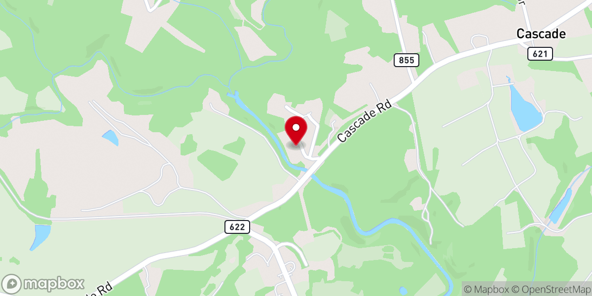 Map showing location of Star of Bethlehem Way Of-Cross