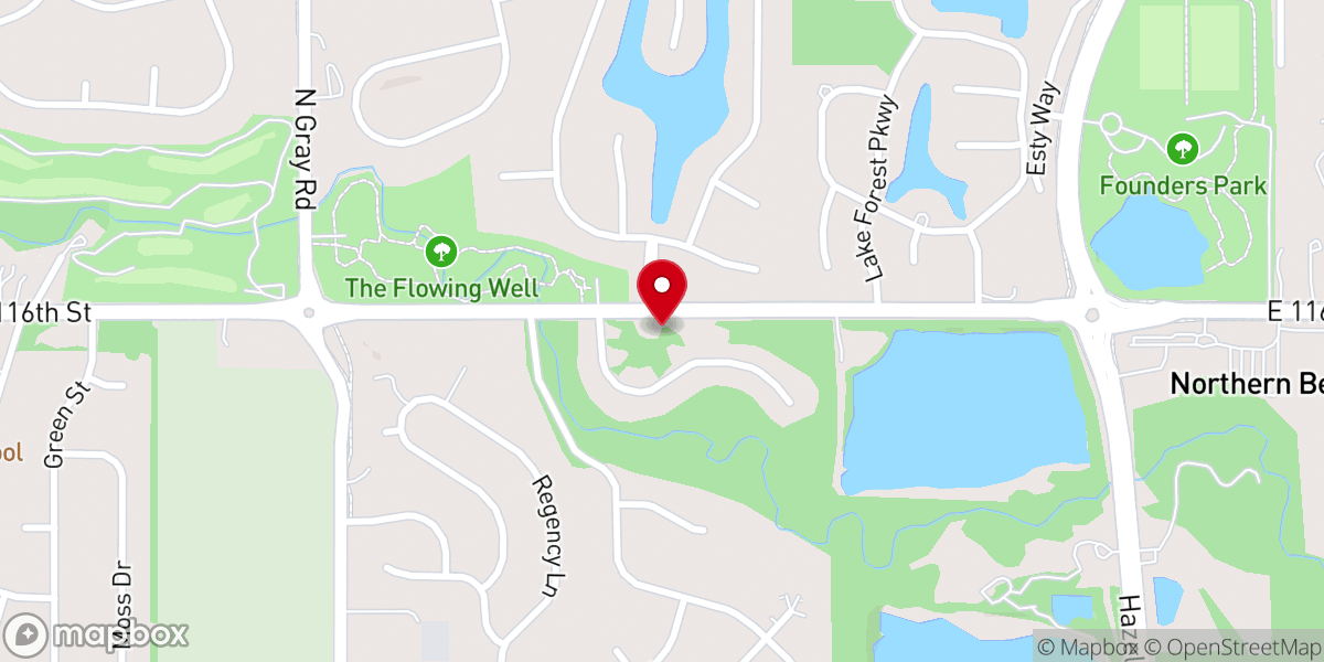Map showing location of White Chapel Church