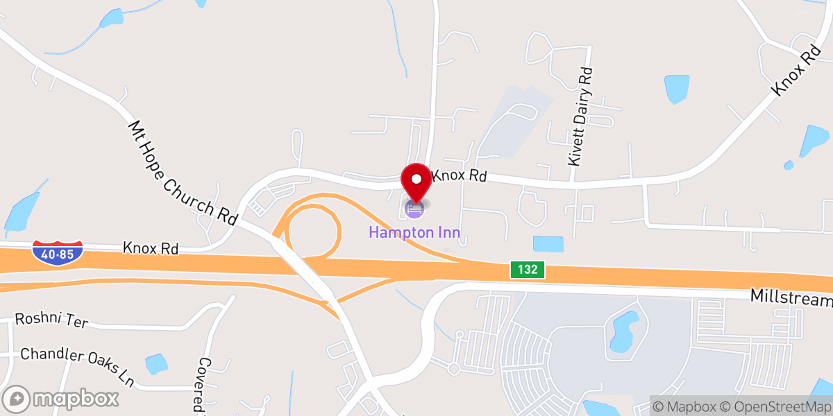 Map showing location of Total Worship Center