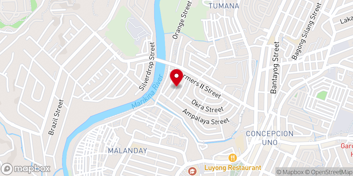 Map showing location of PMCC 4th Watch - Tumana Locale