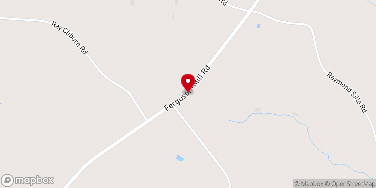 Map showing location of Shalom Baptist Church