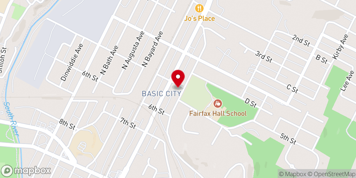 Map showing location of Christ Tabernacle Church of God in Christ