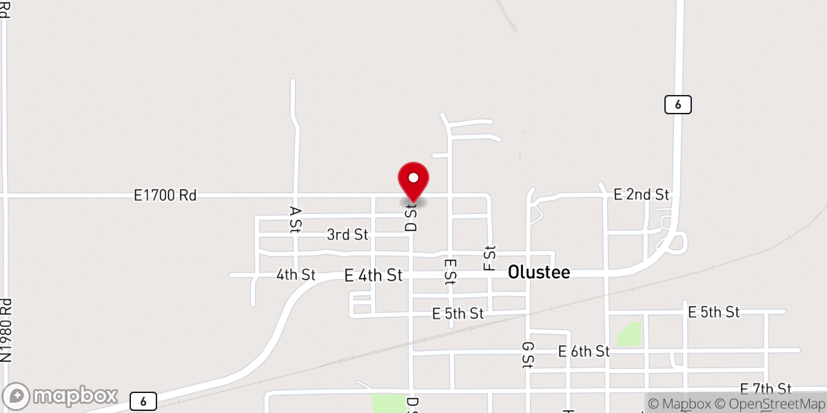 Map showing location of Jardin del Eden (Olustee Spanish Assembly)