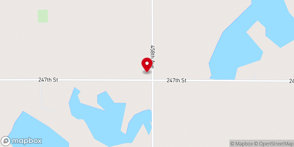 Map showing location of St Jacob's Lutheran Church