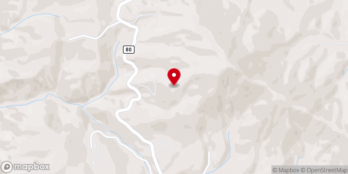 Map showing location of Heavens bound church