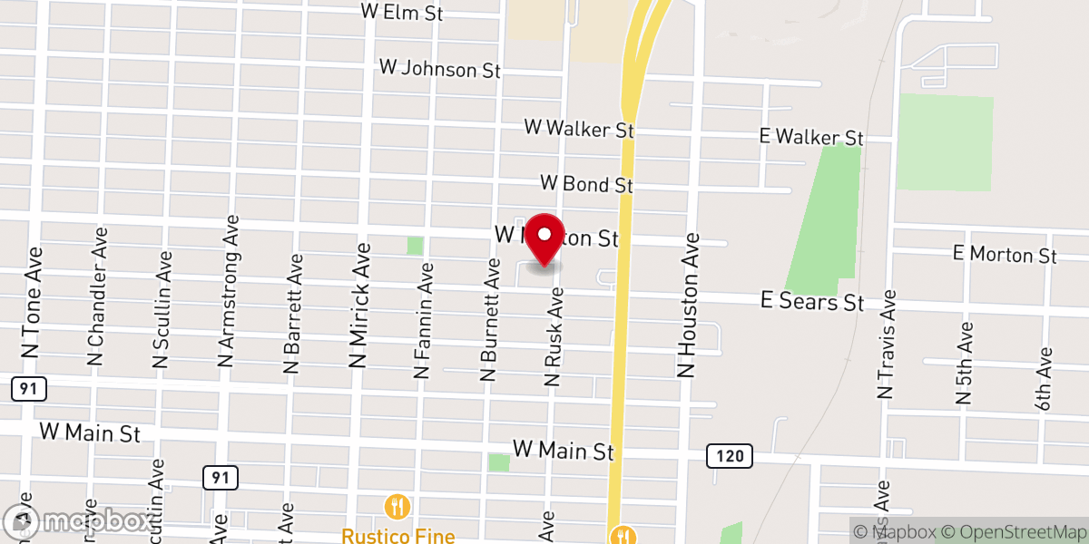 Map showing location of St. Patrick's CCD Center