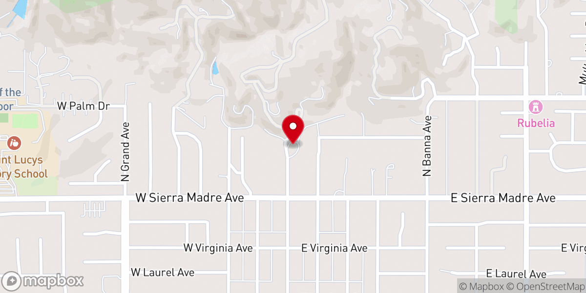 Map showing location of Upper Room Fellowship Seventh-Day Adventist Church