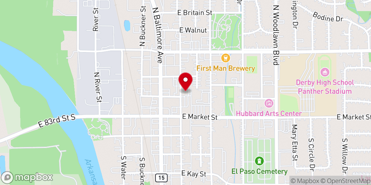 Map showing location of South Rock Christian Church Powerhouse