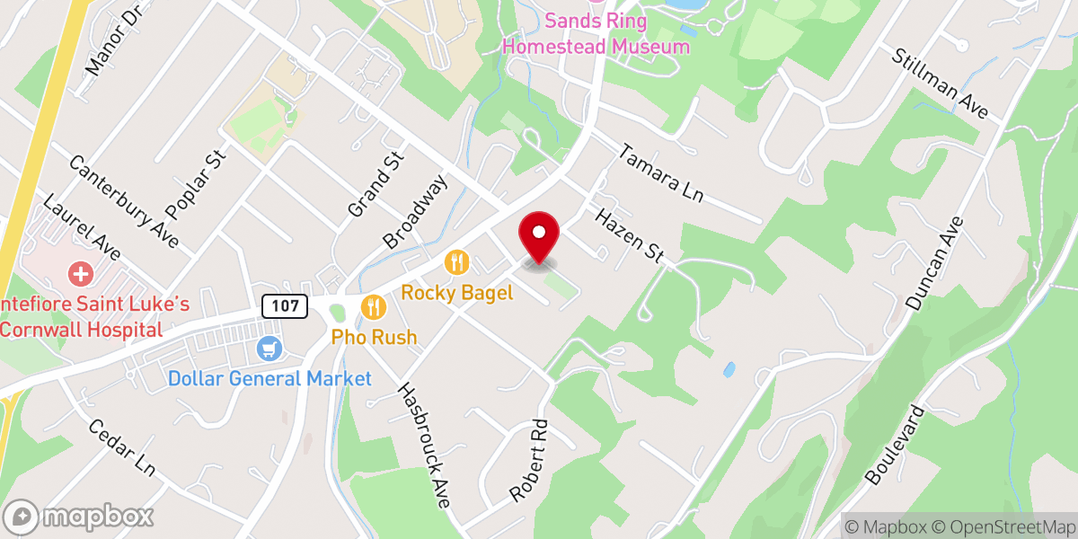 Map showing location of New Generation Church of God in Christ