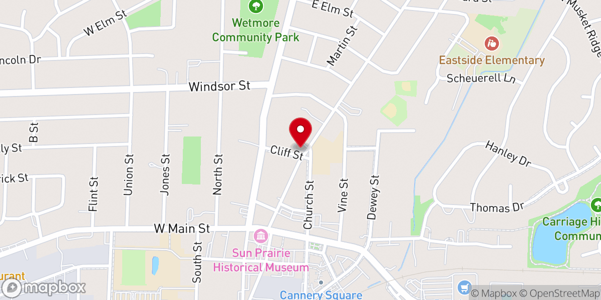 Map showing location of Old Country Church LLC