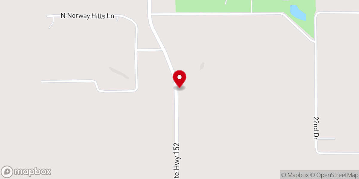 Map showing location of Mt Morris Holden Lutheran Church