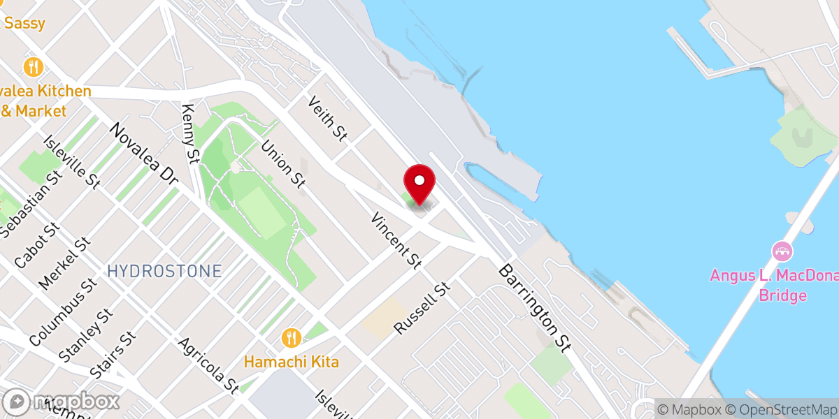 Map showing location of CLERGY SUPPORT MEMORIAL CHURCH NOVA SCOTIA