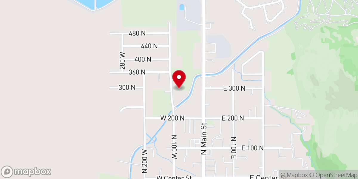 Map showing location of Kamas Bible Church