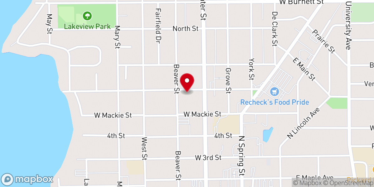 Map showing location of St Stephens Evangelical Lutheran Church