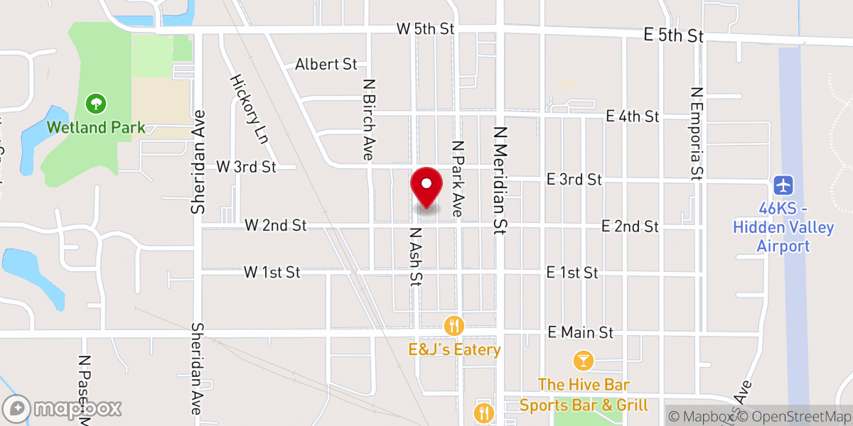 Map showing location of Grace Connections Church