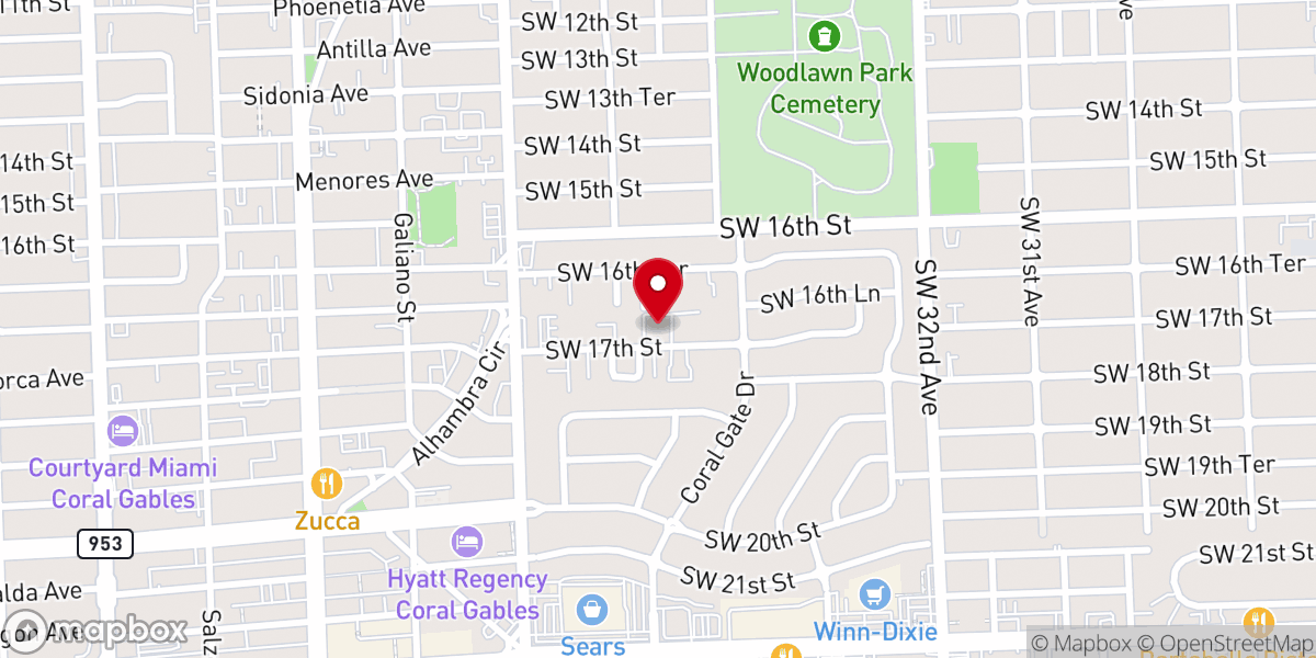 Map showing location of St Raymond of Peñafort Catholic Church