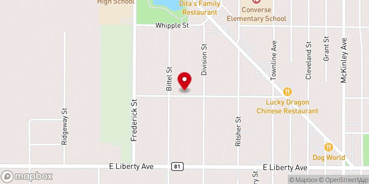 Map showing location of CHRISTIAN BROTHERS SERVICES