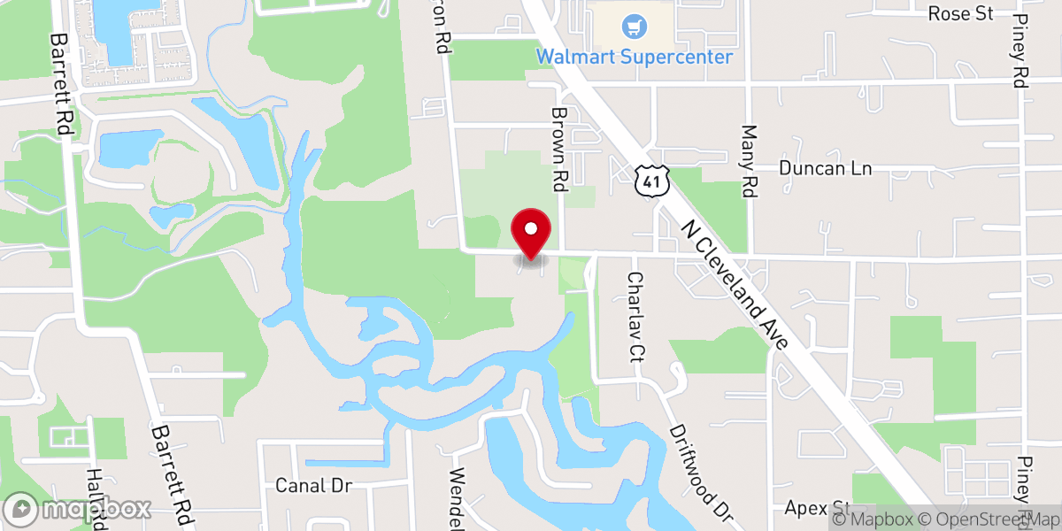 Map showing location of Iglesia Cristiana Emanuel