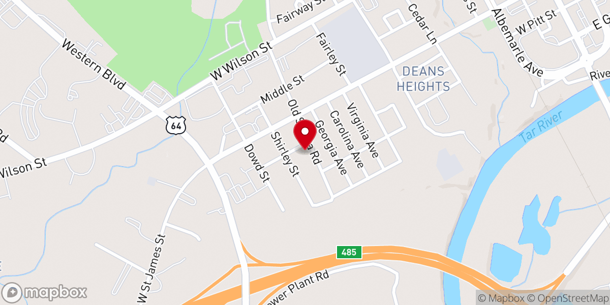 Map showing location of Life Giving Christian Church