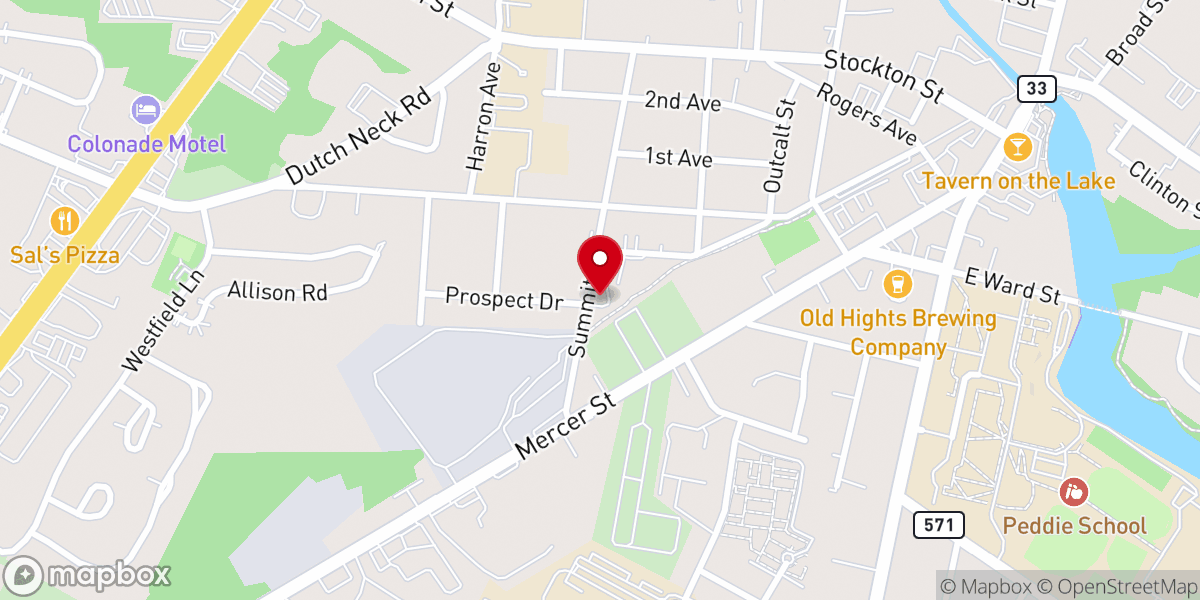 Map showing location of Iglesia Cristiana Pentecostal Arbol de vida 2
