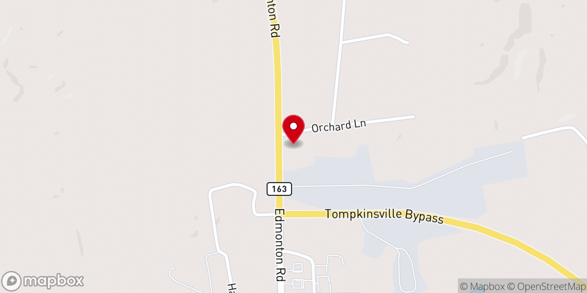 Map showing location of Church of the Living God