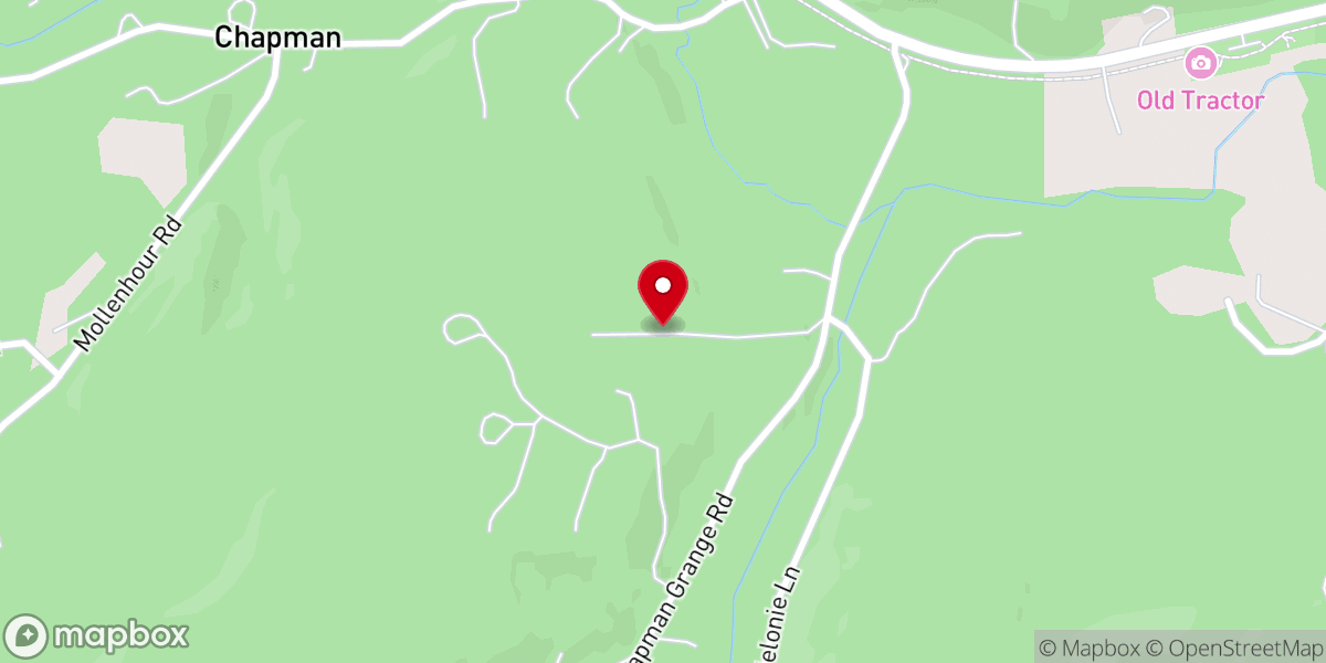 Map showing location of Chapman Church of God