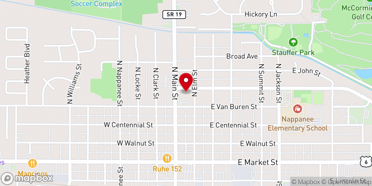 Map showing location of Family Christian Development Center
