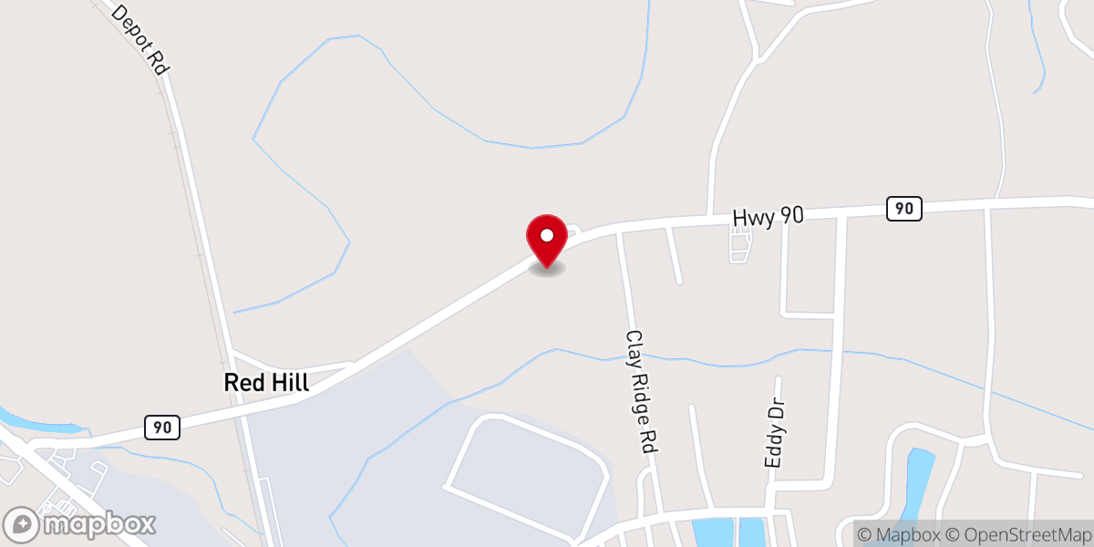 Map showing location of Waccamaw Church