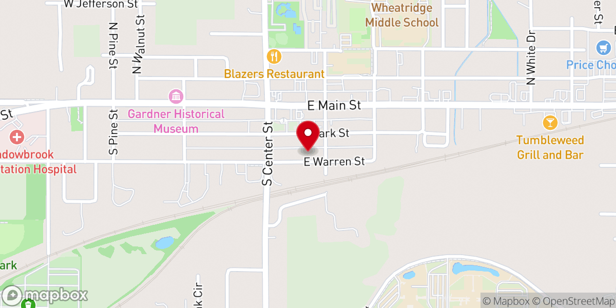 Map showing location of Warren Place Venue