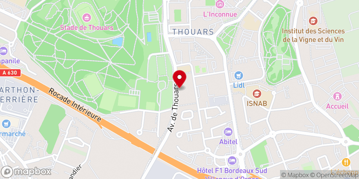 Map showing location of CEEV (Centre d'Évangélisation Esprit et Vie)