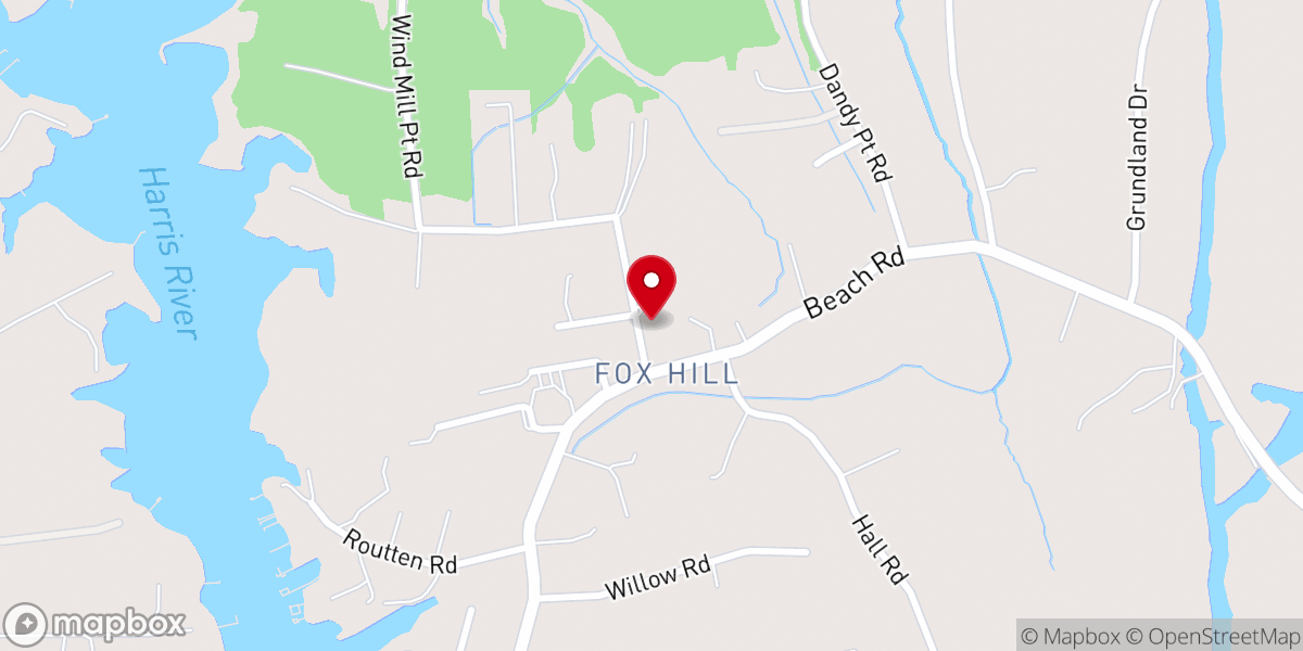 Map showing location of Wallace Memorial United Methodist Church