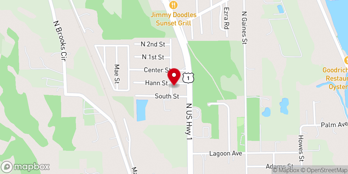Map showing location of Fresh palm leaves
