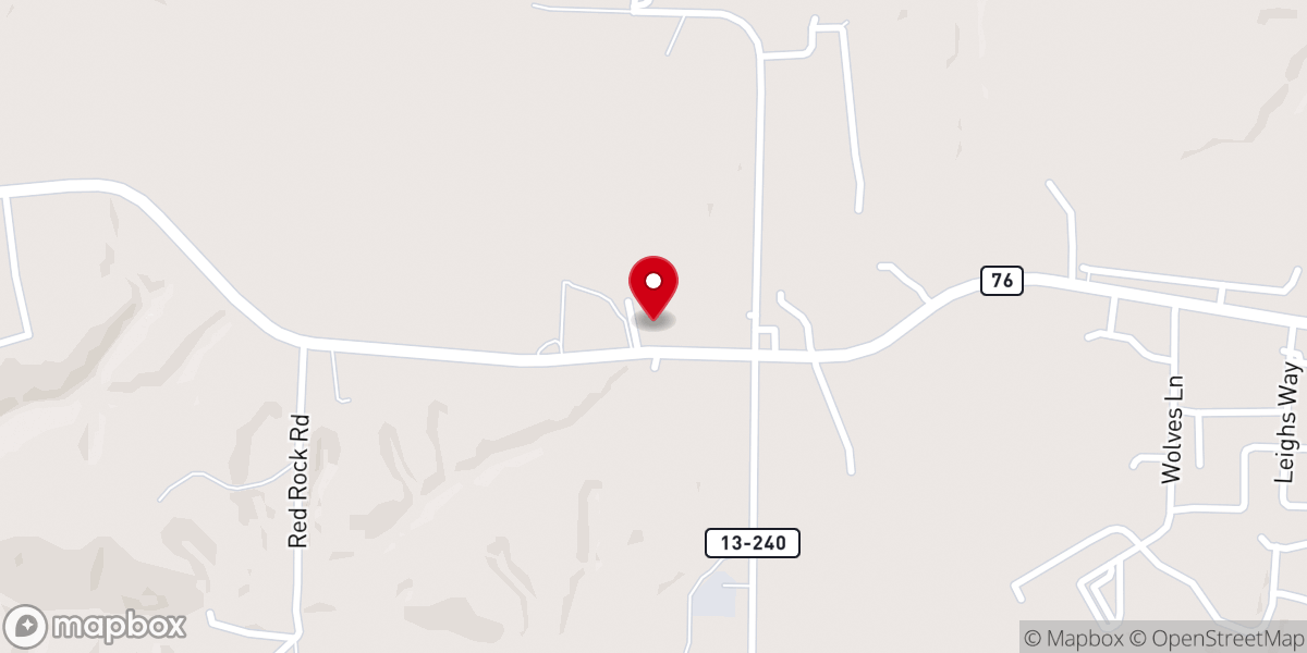 Map showing location of The House of Prayer