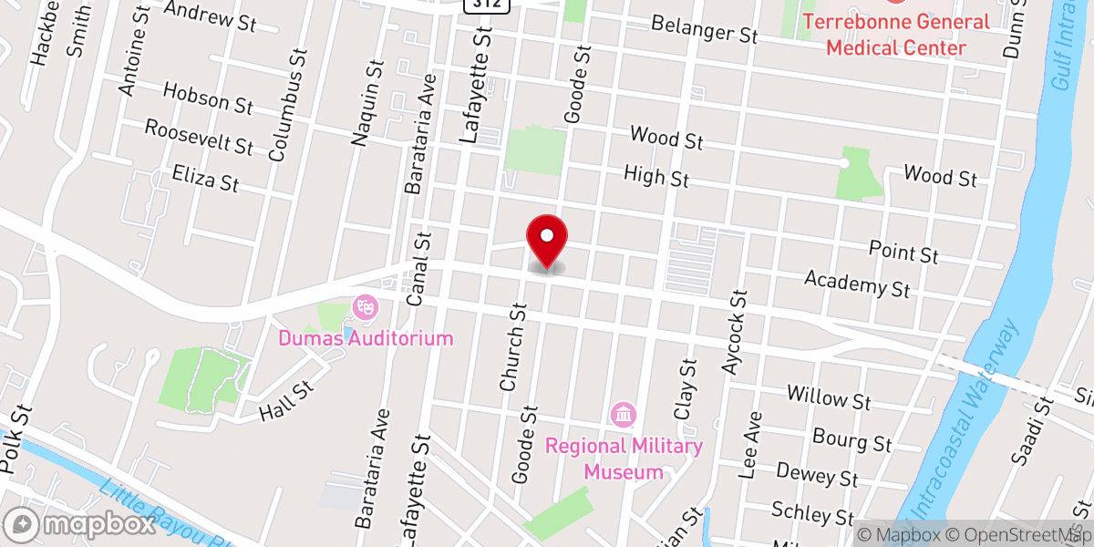 Map showing location of New Mt Zion Baptist Church