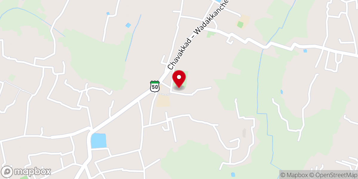 Map showing location of Arthat St. Mary's Orthodox Cathedral