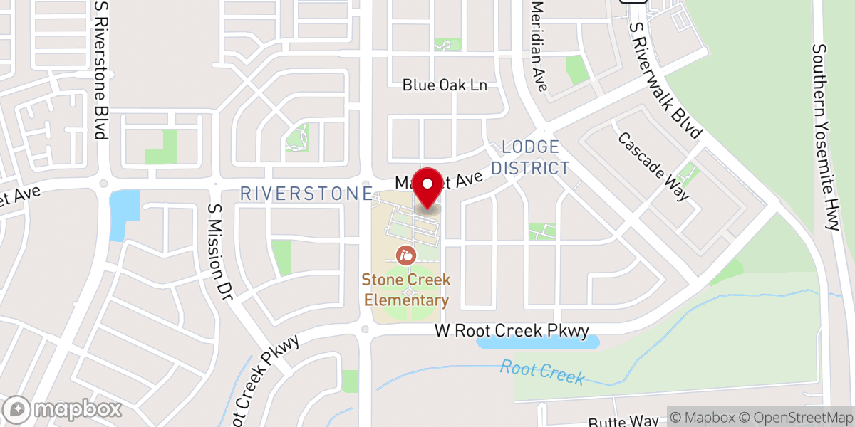 Map showing location of The Church at Riverstone