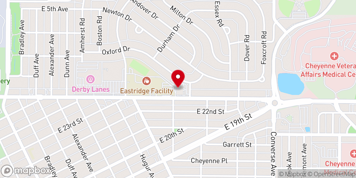 Map showing location of First Baptist Church