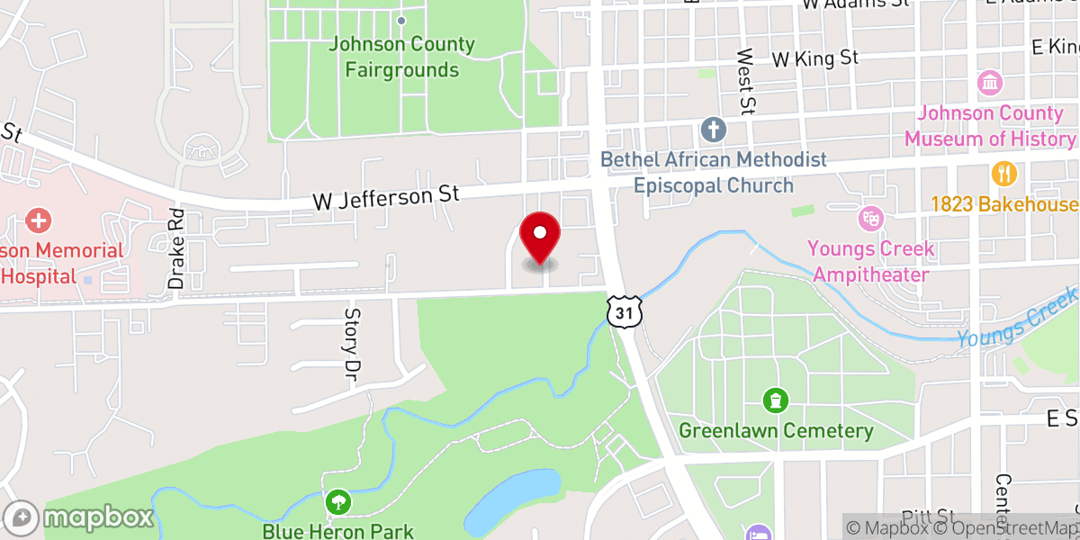 Map showing location of Ross James