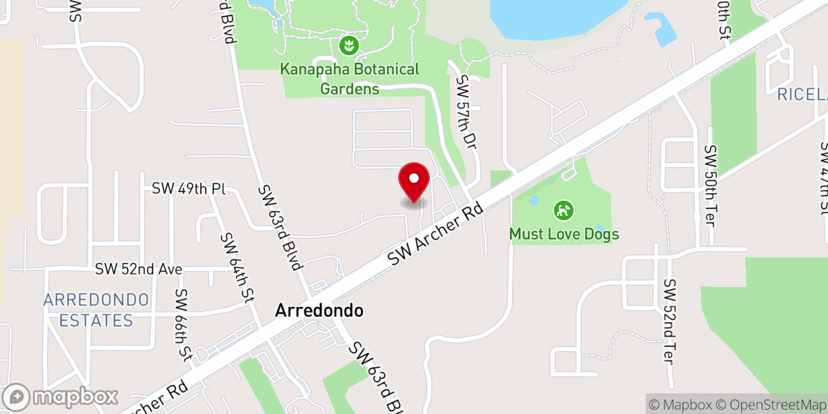 Map showing location of New Fellowship Family Church, Inc.