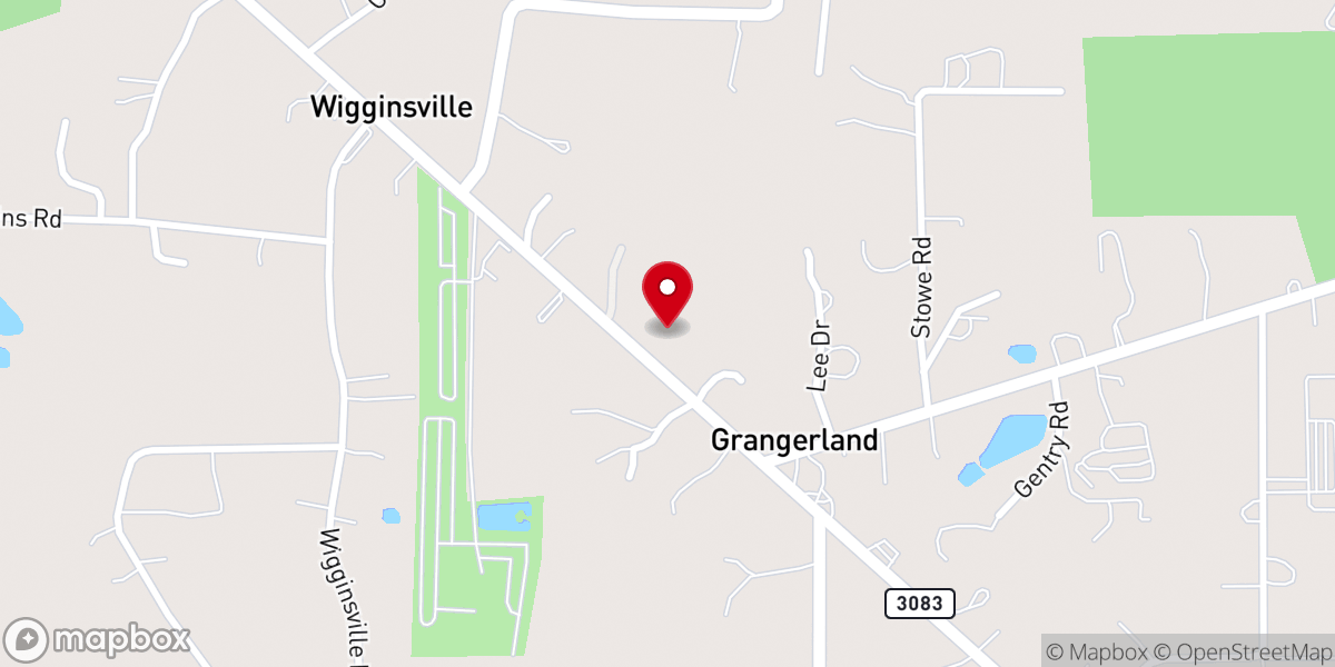 Map showing location of Iglesia Bautista Emanuel de Grangerland