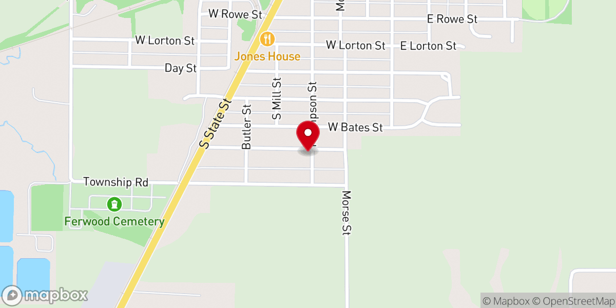Map showing location of Souls Harbor Apostolic Church