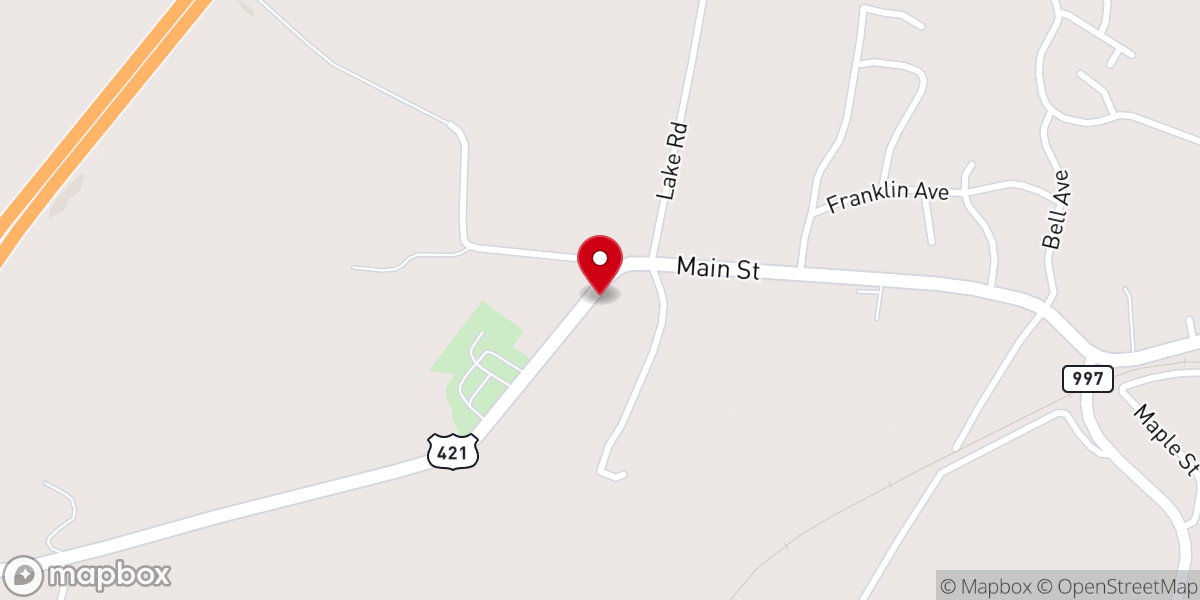 Map showing location of Apostolic Pentecostal Church