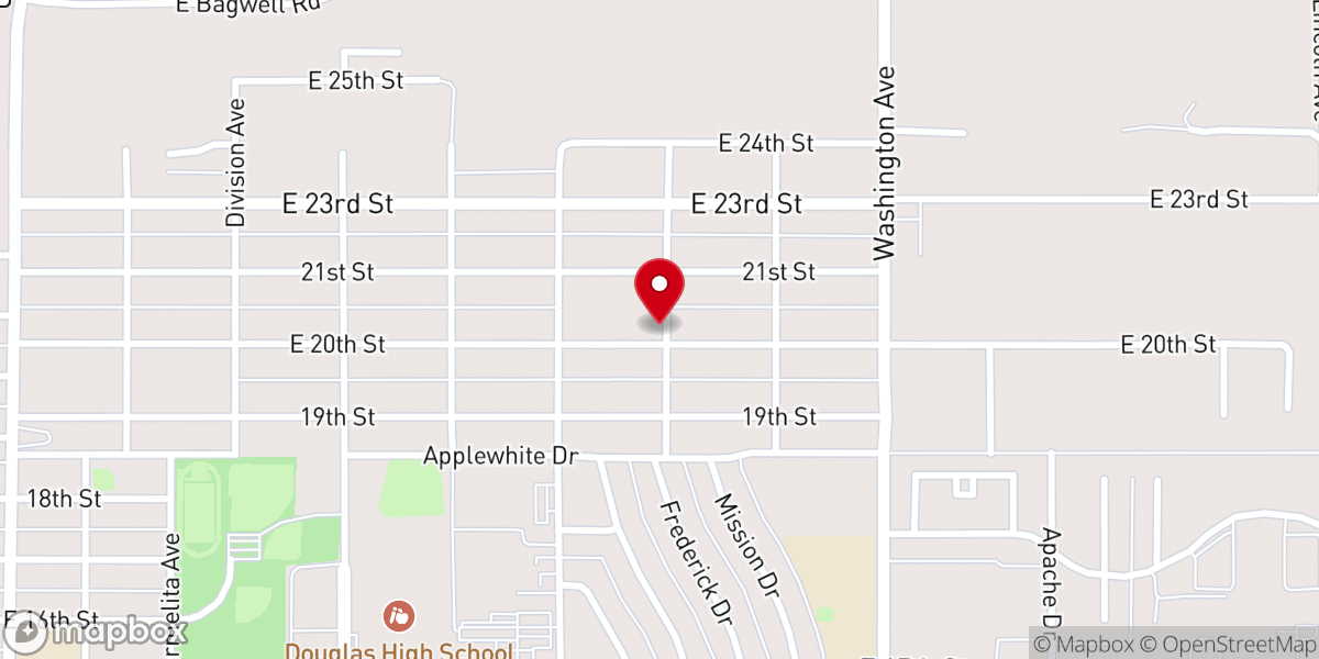 Map showing location of Christian Life Center