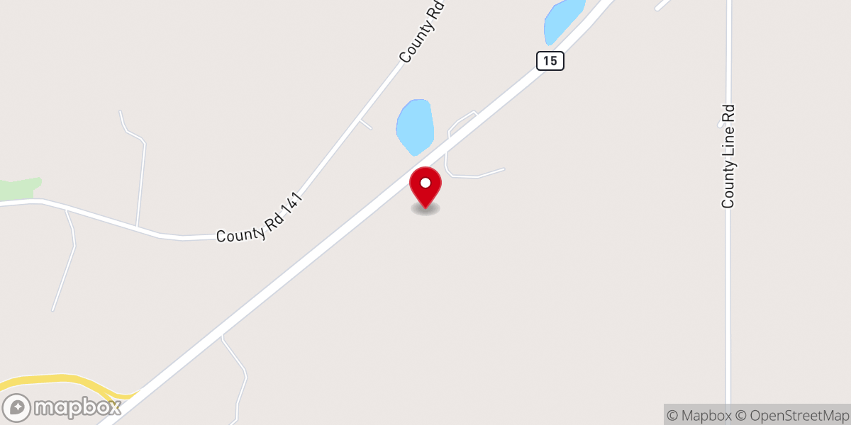 Map showing location of Midway Church of Christ