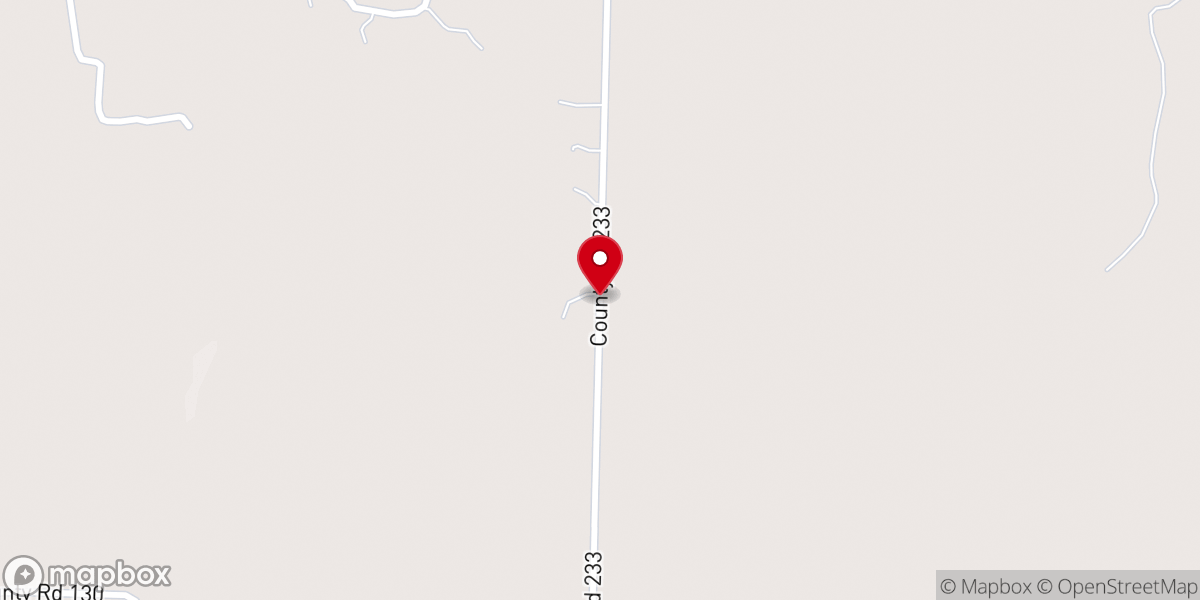 Map showing location of Pleasant Hill Baptist Church