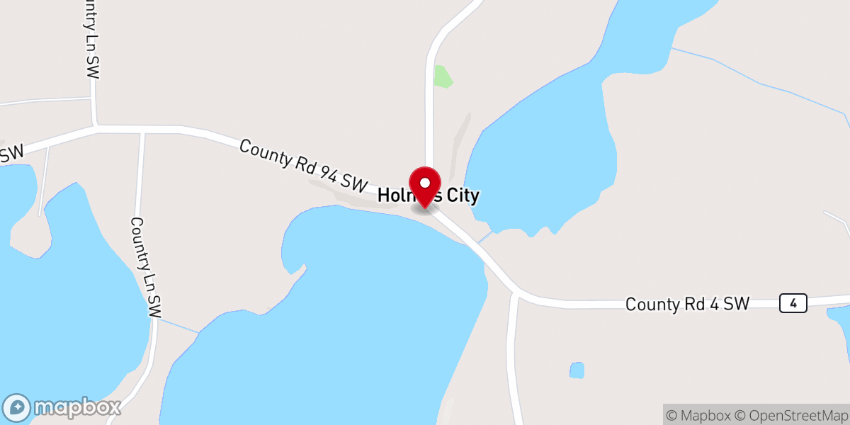 Map showing location of Blade's Store