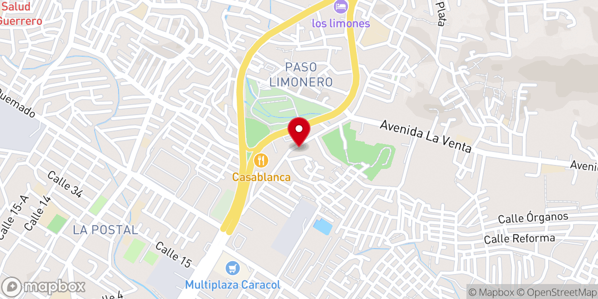 Map showing location of Iglesia Bautista Fundamental Horeb