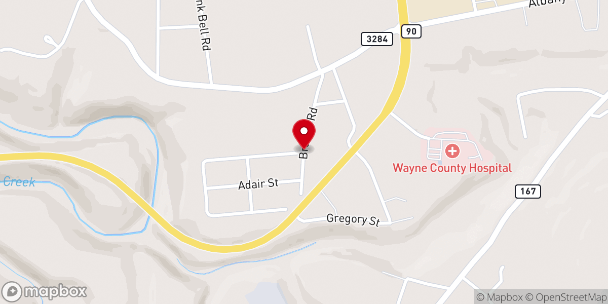 Map showing location of Roc Church of God